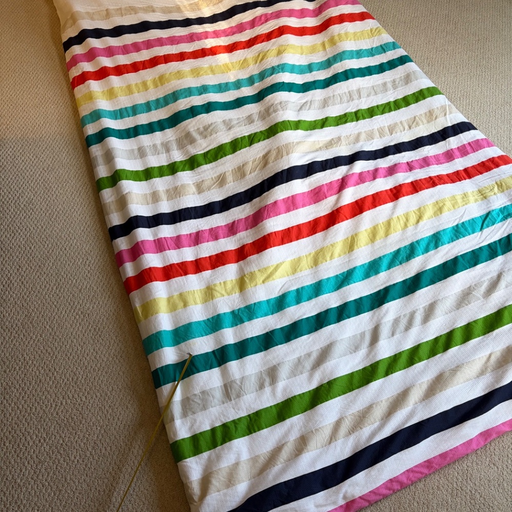 Kate Spade comforter set Full/Queen Candy Stripe - Picture 12 of 12